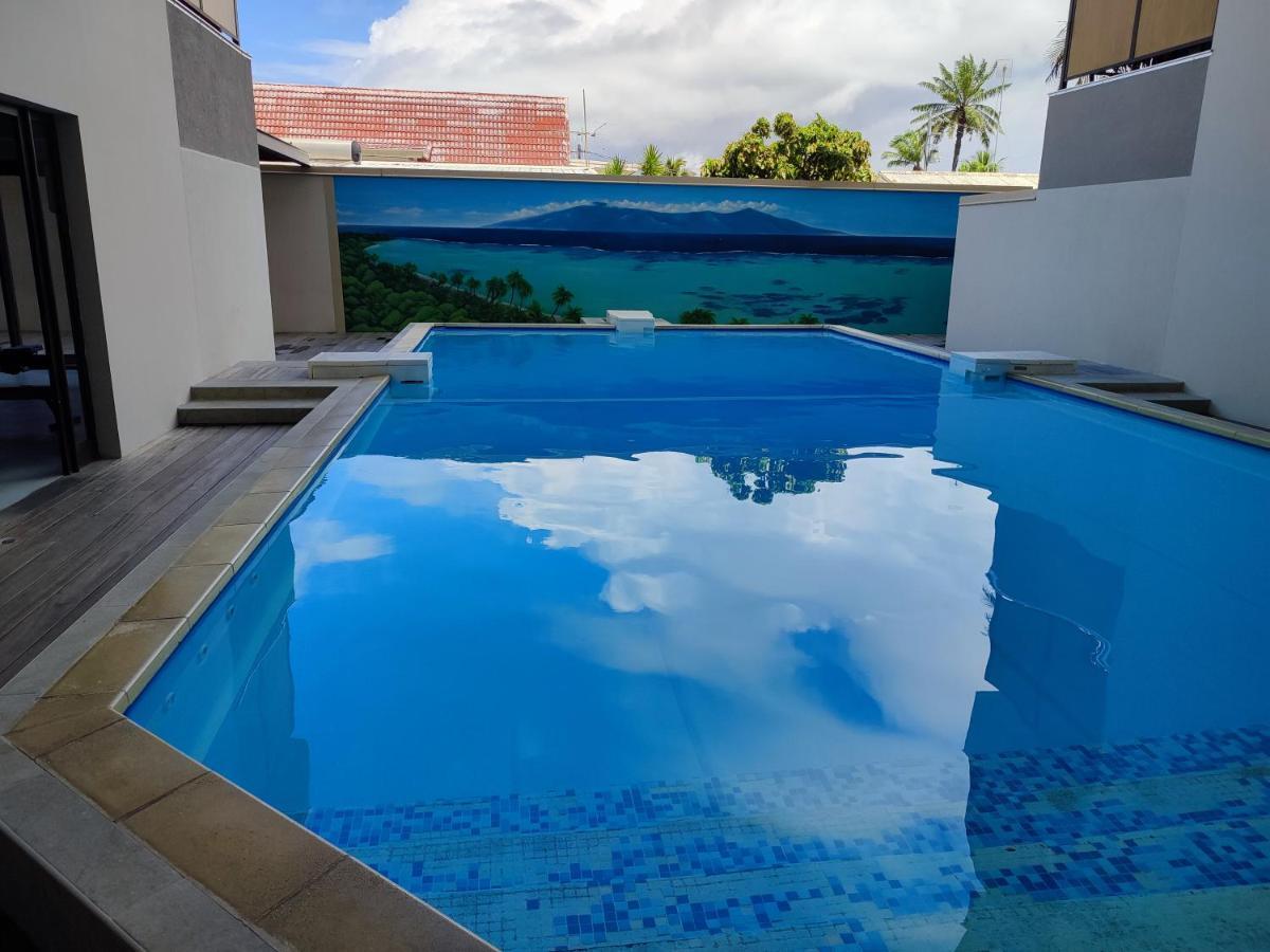 Blue Moana Studio Papeete - Sea View, Ac, Fast Wifi, Pool, Gym Bagian luar foto