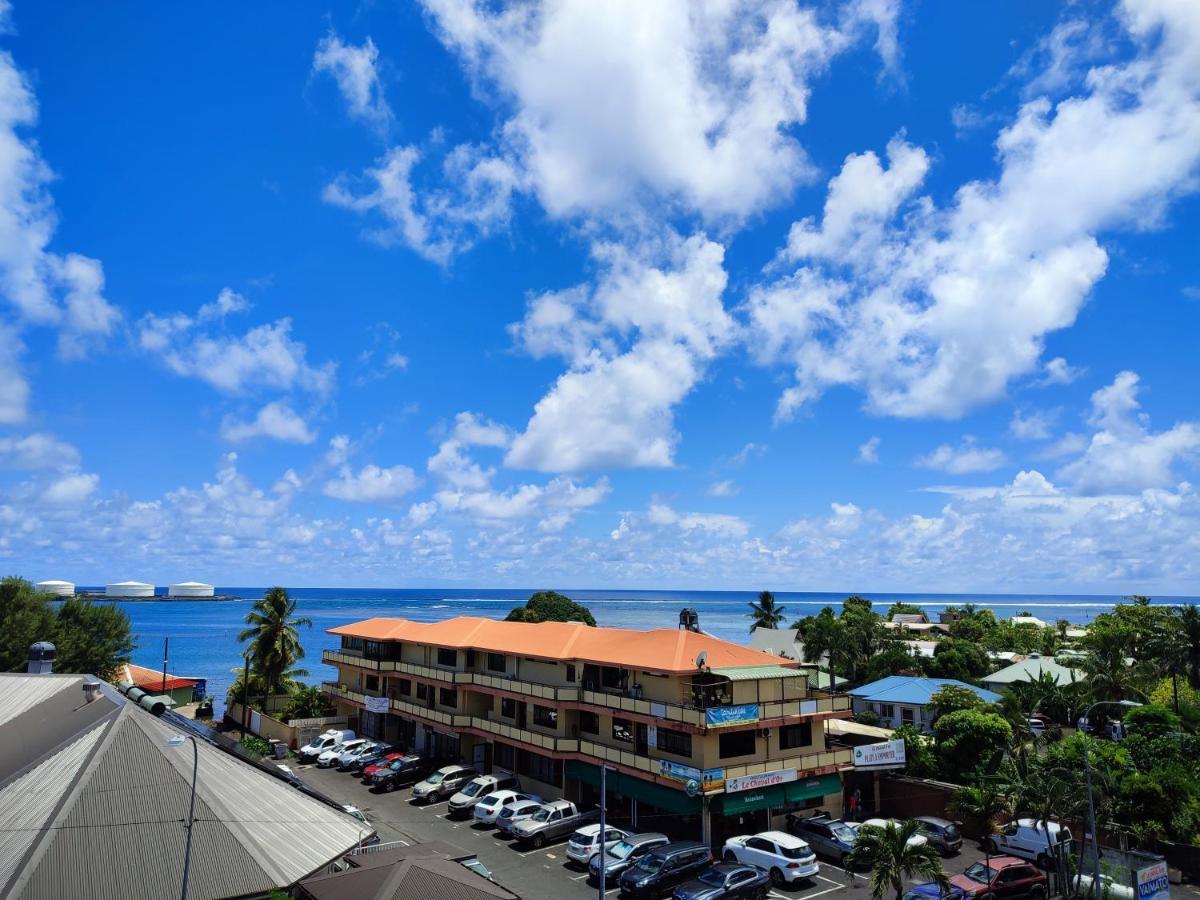 Blue Moana Studio Papeete - Sea View, Ac, Fast Wifi, Pool, Gym Bagian luar foto
