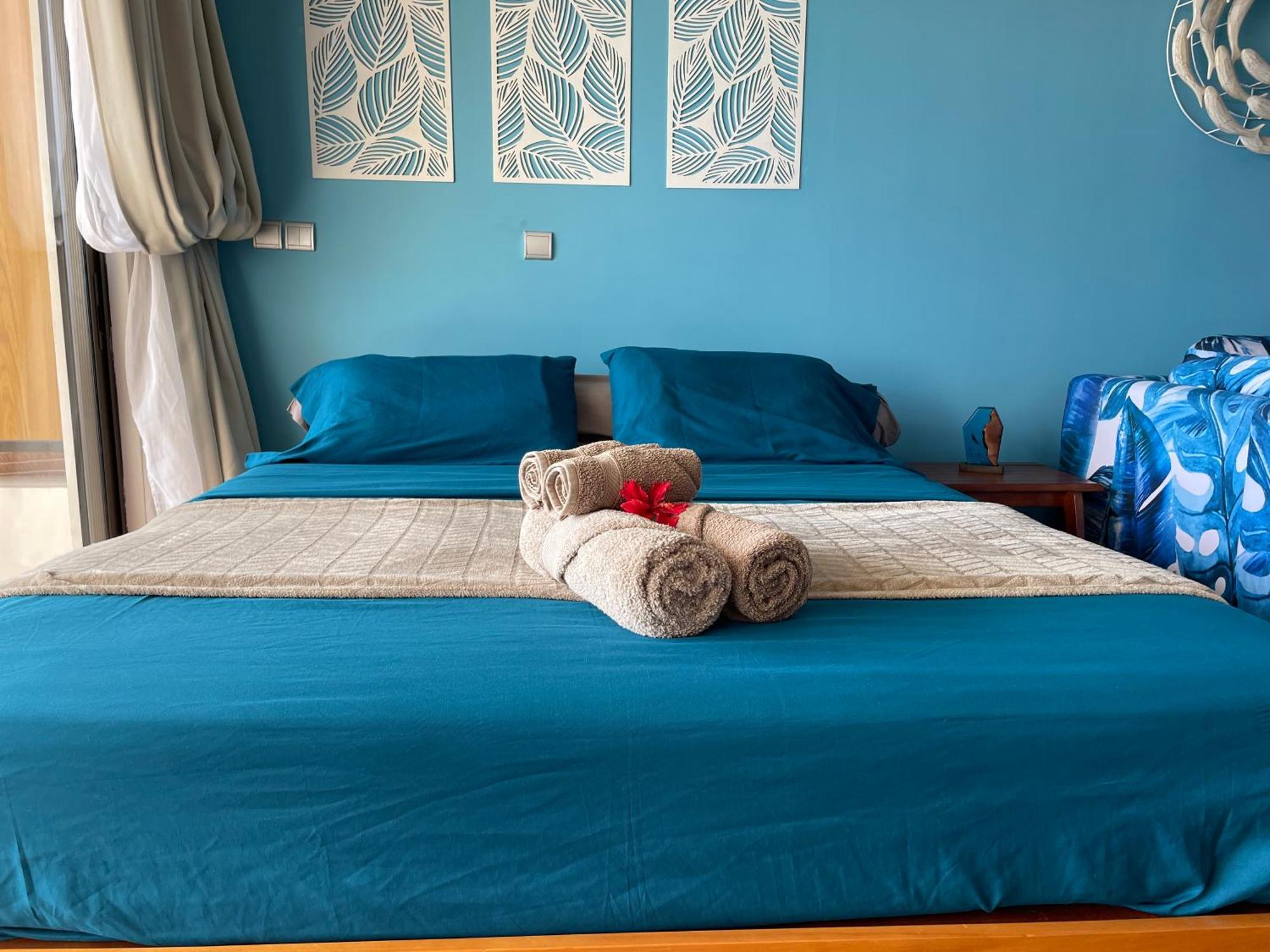 Blue Moana Studio Papeete - Sea View, Ac, Fast Wifi, Pool, Gym Bagian luar foto
