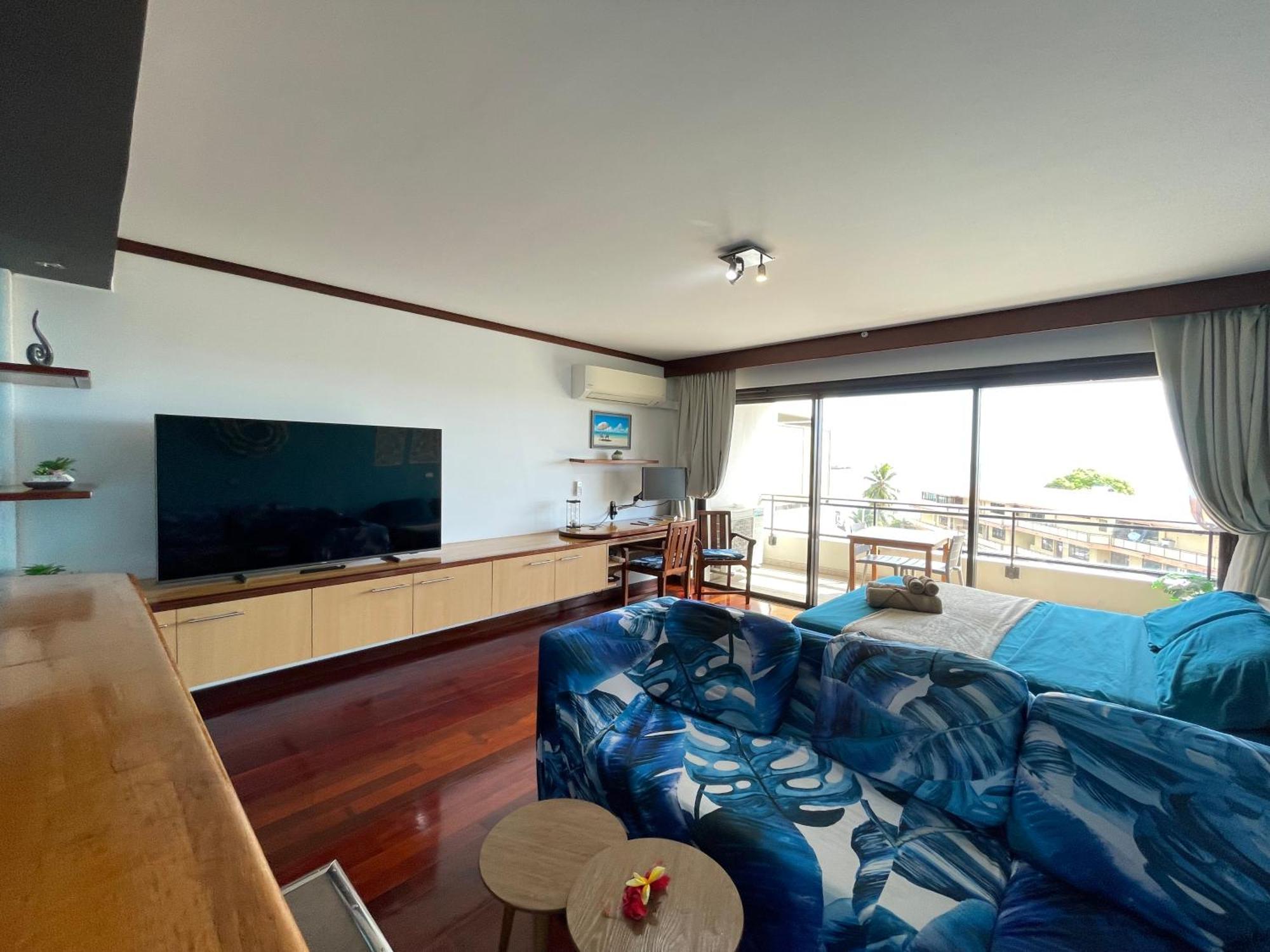 Blue Moana Studio Papeete - Sea View, Ac, Fast Wifi, Pool, Gym Bagian luar foto